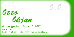 otto okjan business card